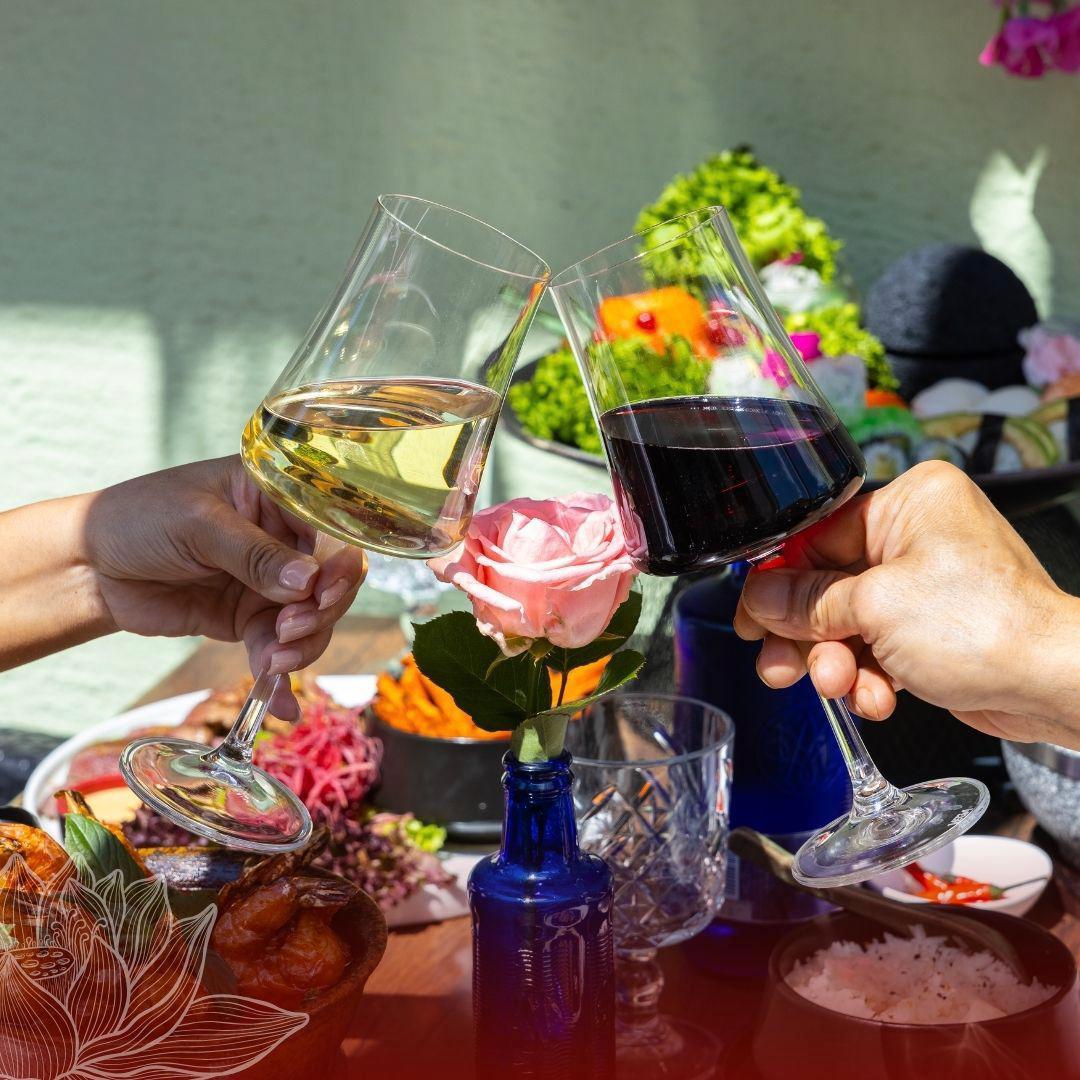 Familie Le im Restaurant